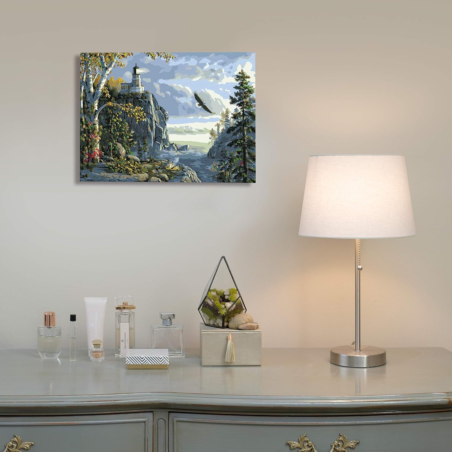 Ledgebay – Pintura por número para adultos  Kits de pintura por números, pintura sin arrugas por números para adultos principiantes, 12 x 16