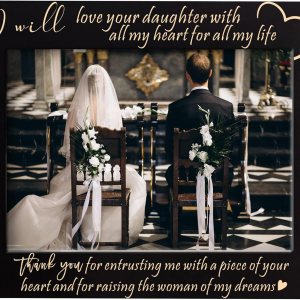 Regalos para la madre de la novia del novio, regalos de boda para suegra  I Will Love Your Daughter with All My Heart, Thank You For Raising Woman Regalos para la madre de la novia del novio, regalos de boda para suegra  I Will Love Your Daughter with All My Heart, Thank You For Raising Woman