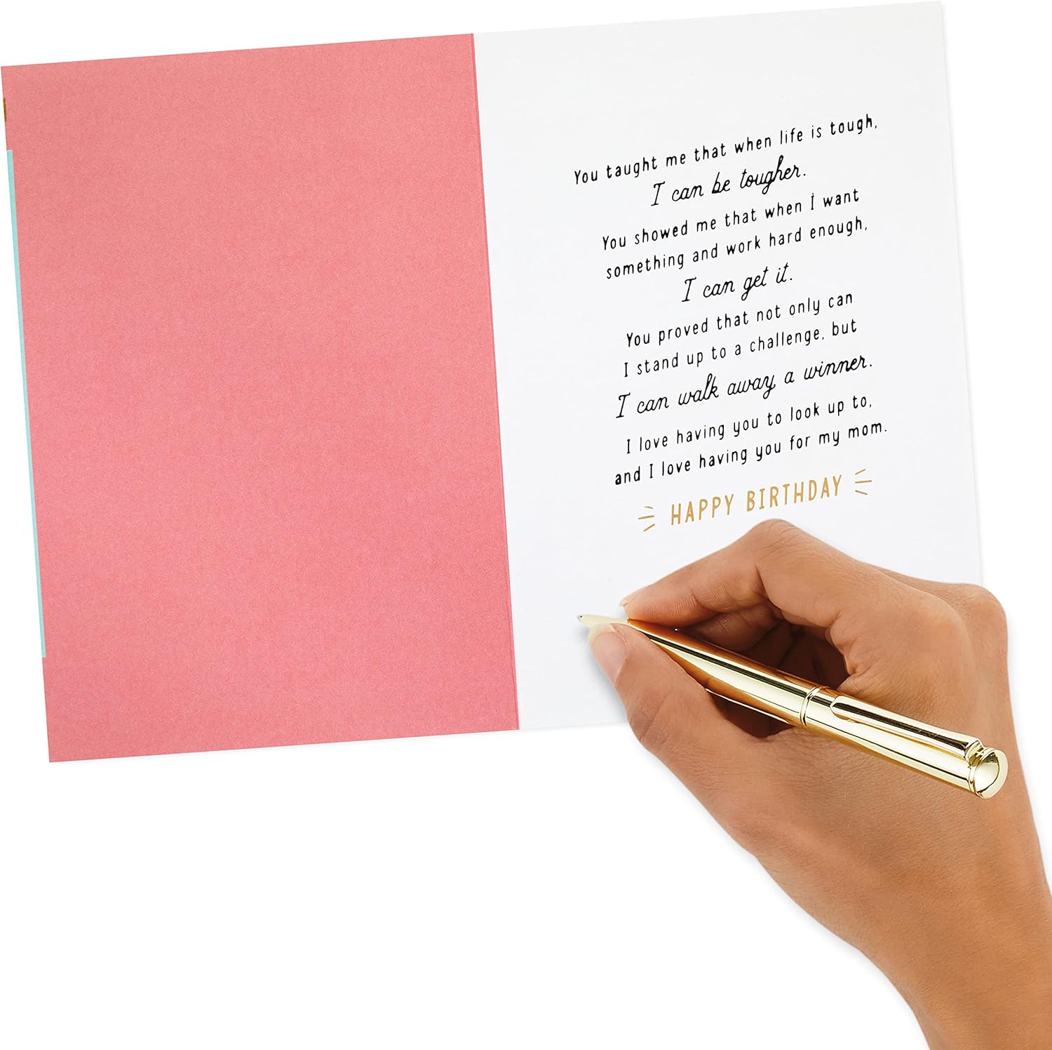 Hallmark Tarjeta de cumpleaños para mamá de hija (mujeres fuertes)