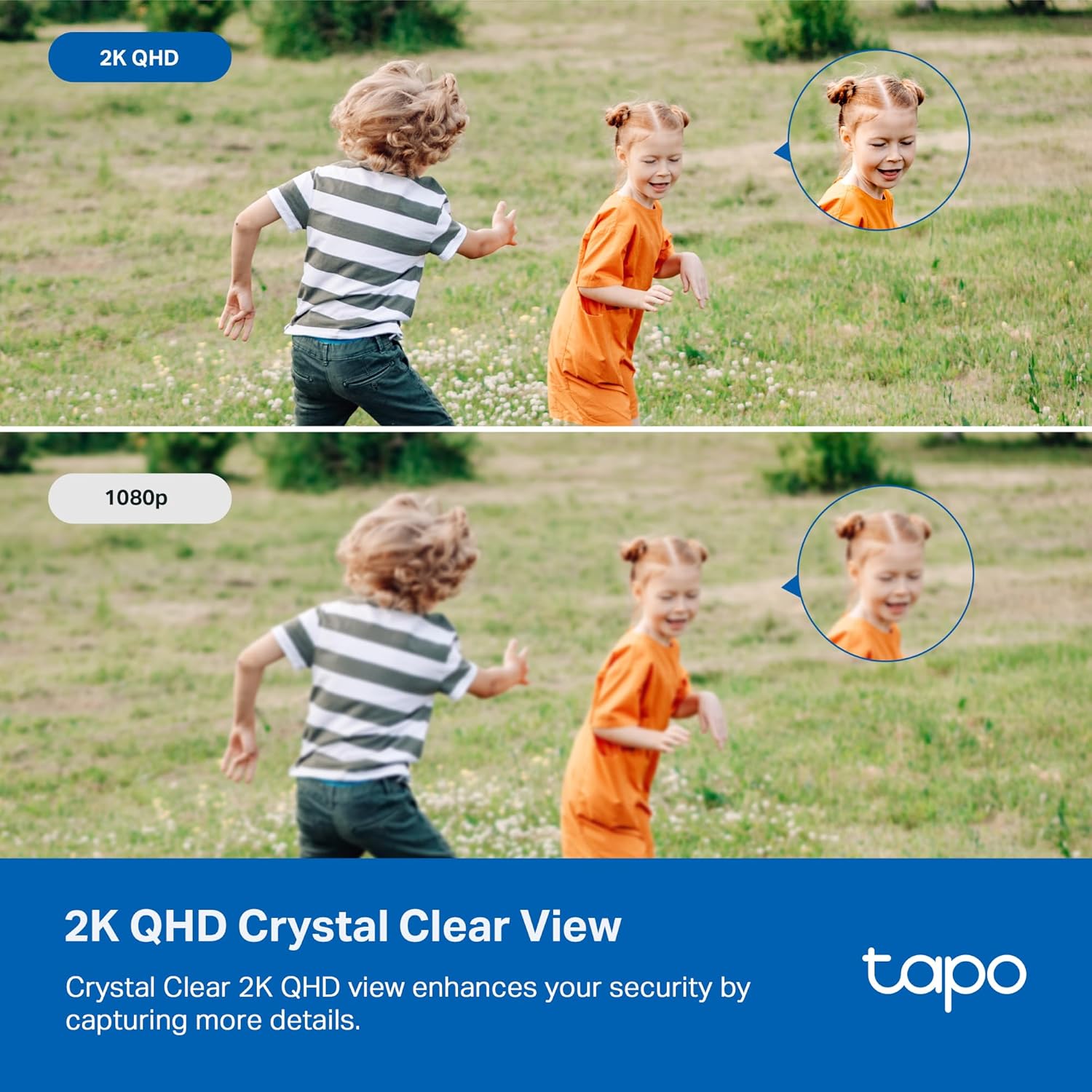 TP-Link Tapo – Cámara de seguridad QHD 2K, interiorexterior, modo IR invisible, almacenamiento SD (Tapo C120)