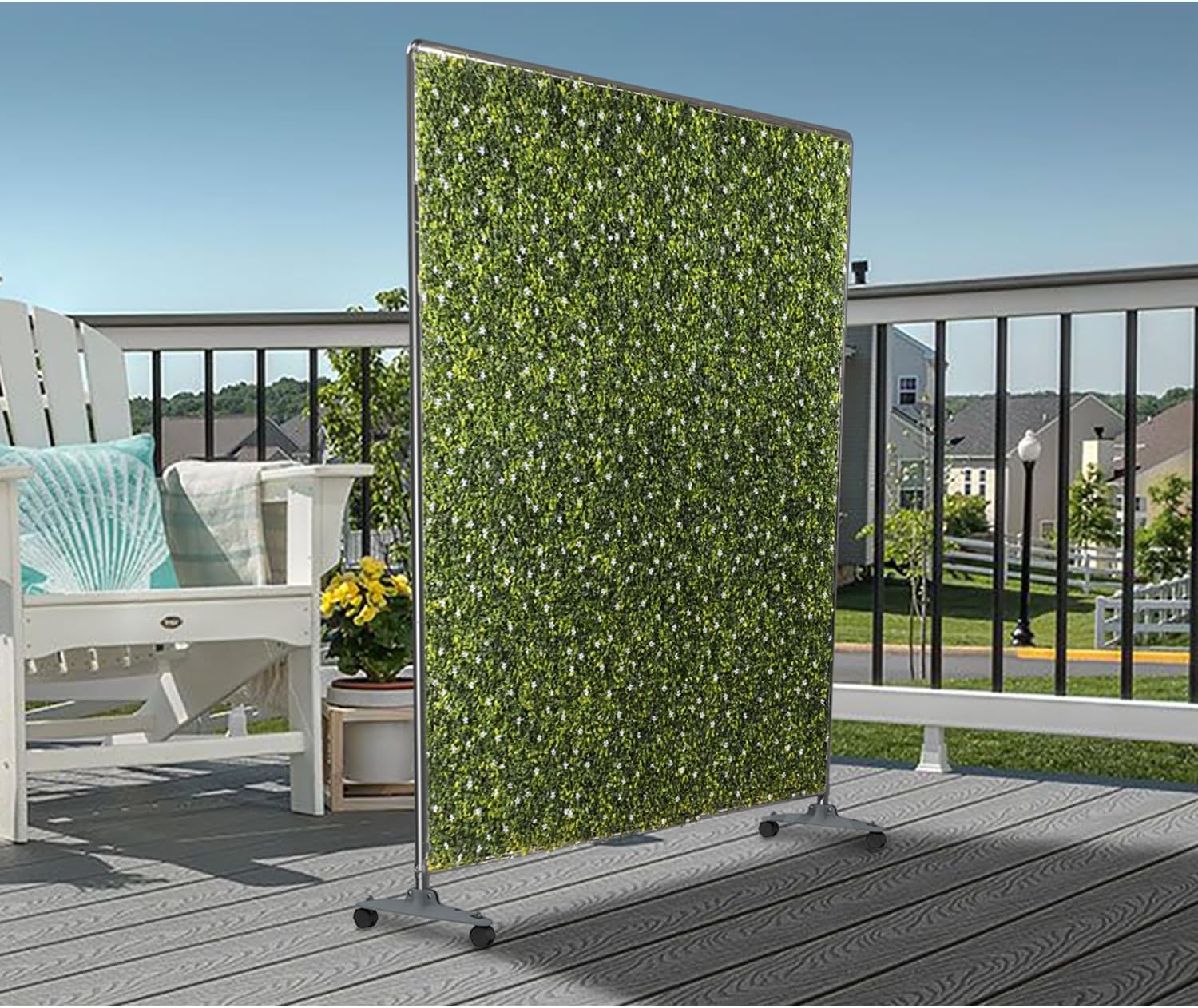 Coarbor Paneles de seto de boj artificial, para pared, follaje, hierba, vegetación, soporte de 60 pulgadas de alto x 40 pulgadas de ancho, pantalla