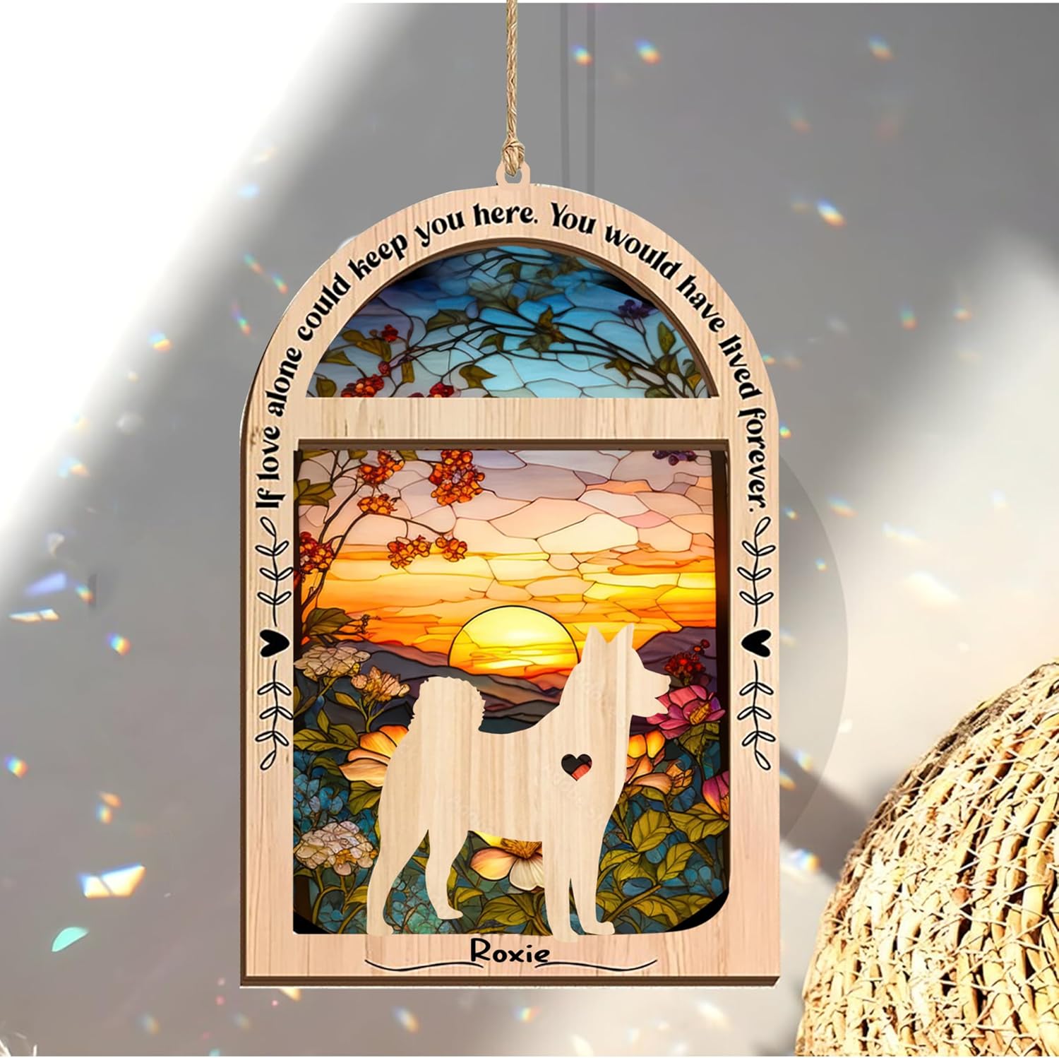 LOVELYPOD Adorno de Navidad personalizado Shiba Inu, adorno de Shiba Inu con nombre, pérdida de mascotas, regalos para los amantes de los perros,