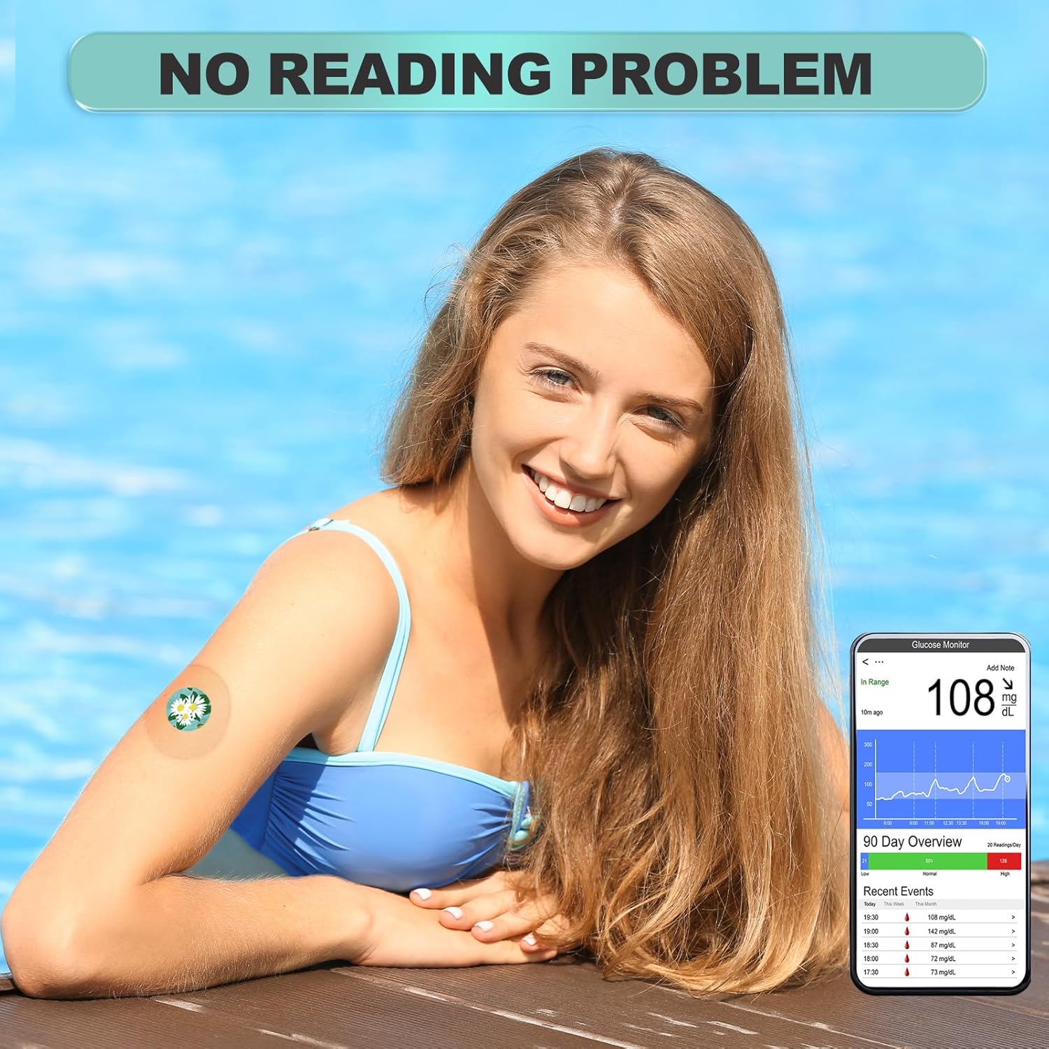 Fundas impermeables para sensor Libre 3 y calcomanías Freestyle Libre, paquete de 40 unidades hipoalergénicas y sin látex, cinta adhesiva