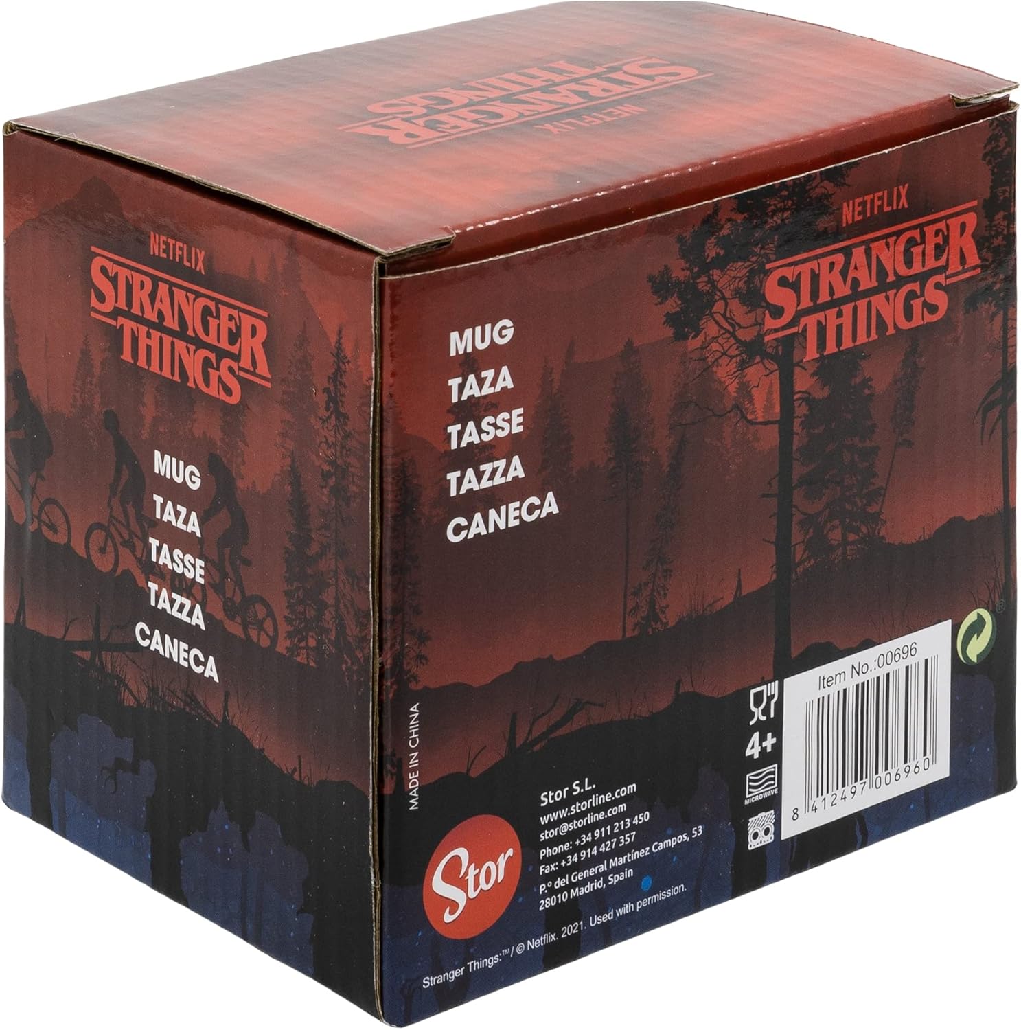 Stor Netflix Stranger Things Hawkins ’85 Ceramic Mug 325ml Gift Box