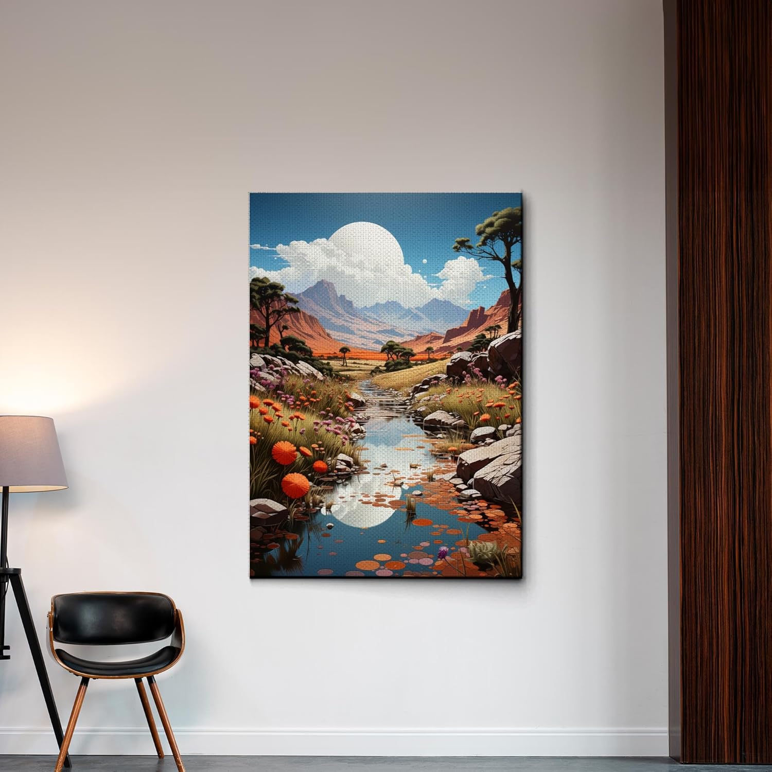 Red Mesa, Archival Print of Landscape Prints of Red Mountain in Mesa, Arizona, Wall Art, Art Print