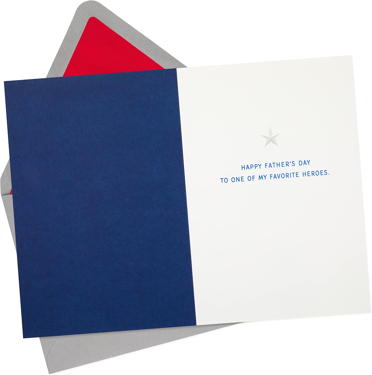Hallmark Tarjeta del día del padre (escudo del Capitán América)