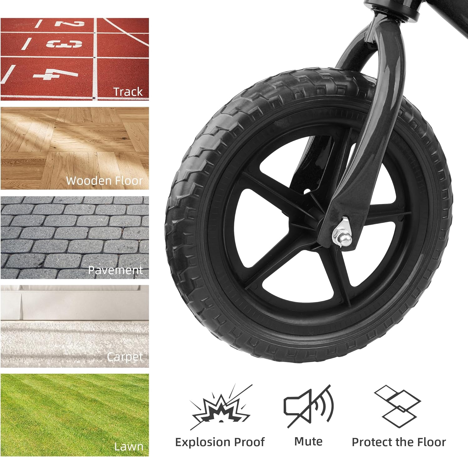Elantrip Bicicleta de equilibrio para niños, juguetes de regalo de cumpleaños para niños y niñas de 1 a 3 años, bicicletas sin pedales para niños