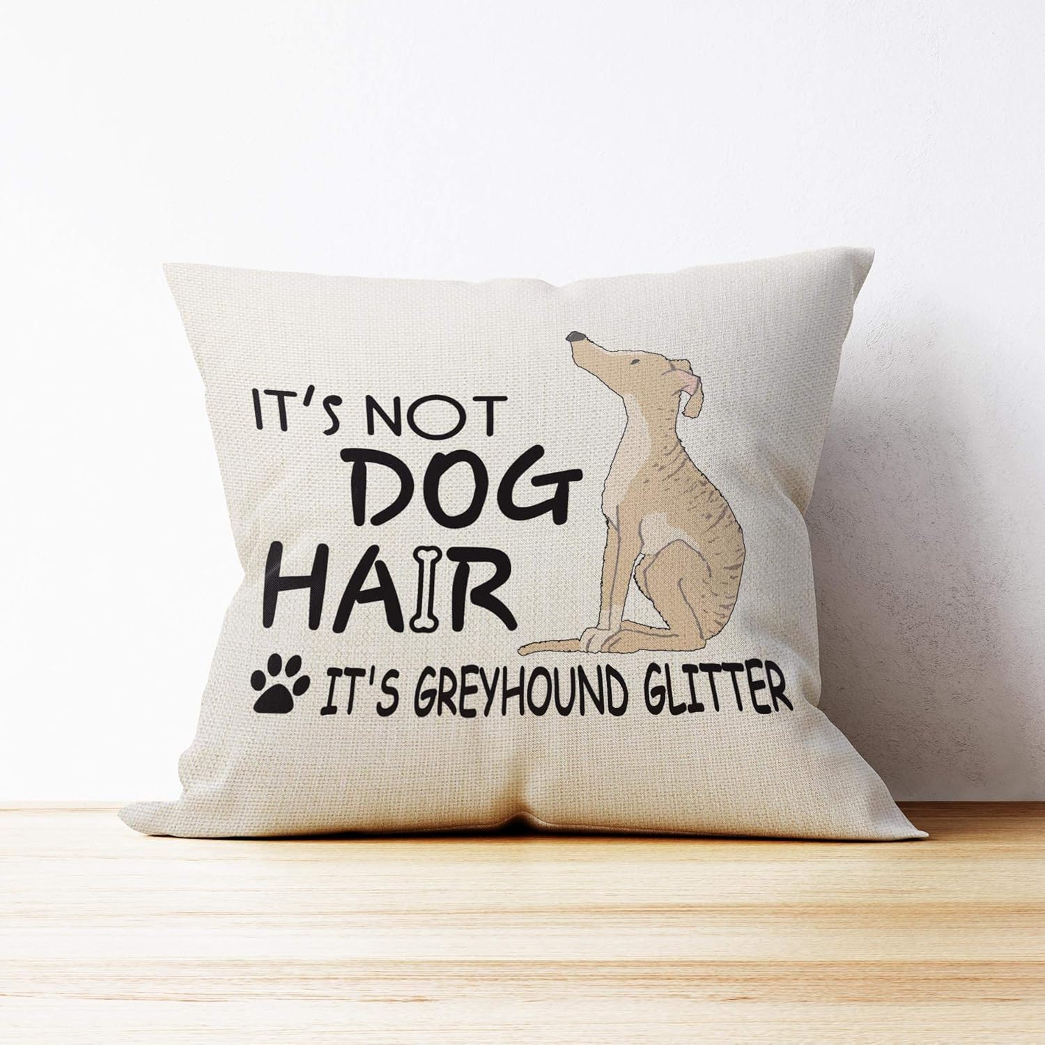 Fundas de almohada Greyhound de 18 x 18 pulgadas, regalos de galgo, regalos de galgos italianos, almohada de galgo, reservado para la almohada de