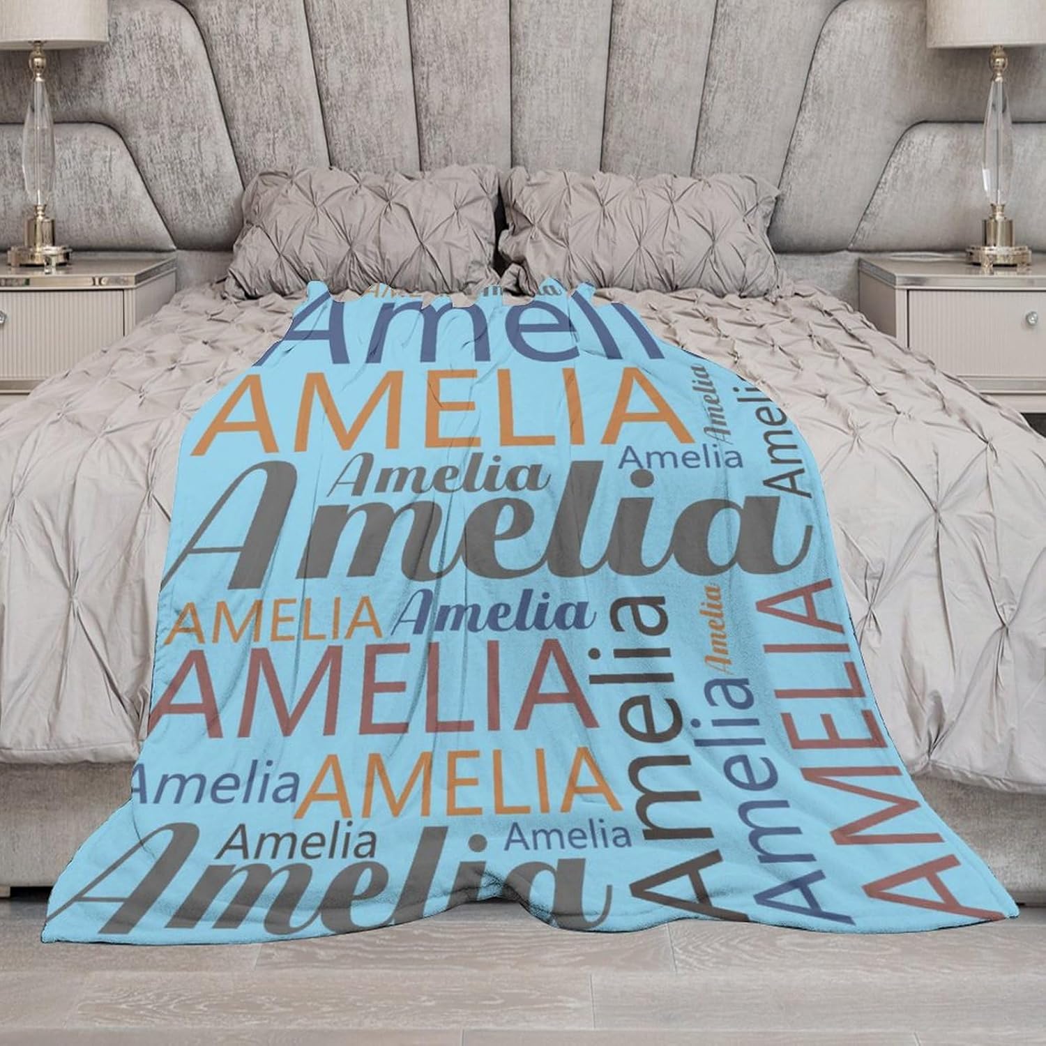 Manta personalizada para niños y adultos con nombre, manta de bebé personalizada para niños y niñas, manta personalizada con nombre, 30 x 40 pulgadas