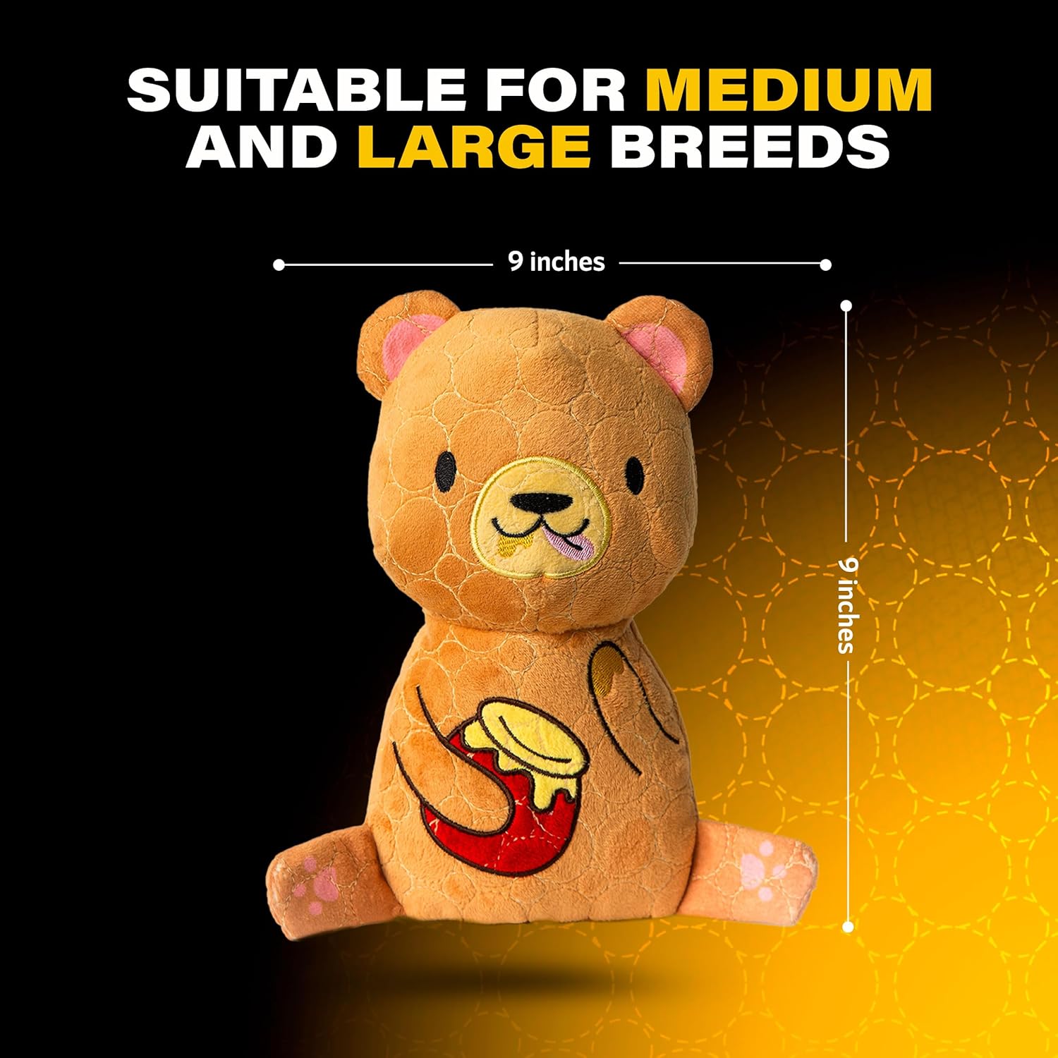 Juguetes para perros para masticadores agresivos construido con Kevlar Fun Animal Super Chewer Dog Toys, juguetes fuertes para perros grandes,