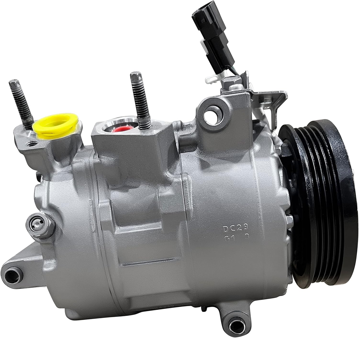 RYC – Compresor de aire acondicionado automotriz y embrague de AC AFG336-01 (se adapta a Ford Edge 2.0L 2019, 2020, 2021, 2022, 2023 compatible con
