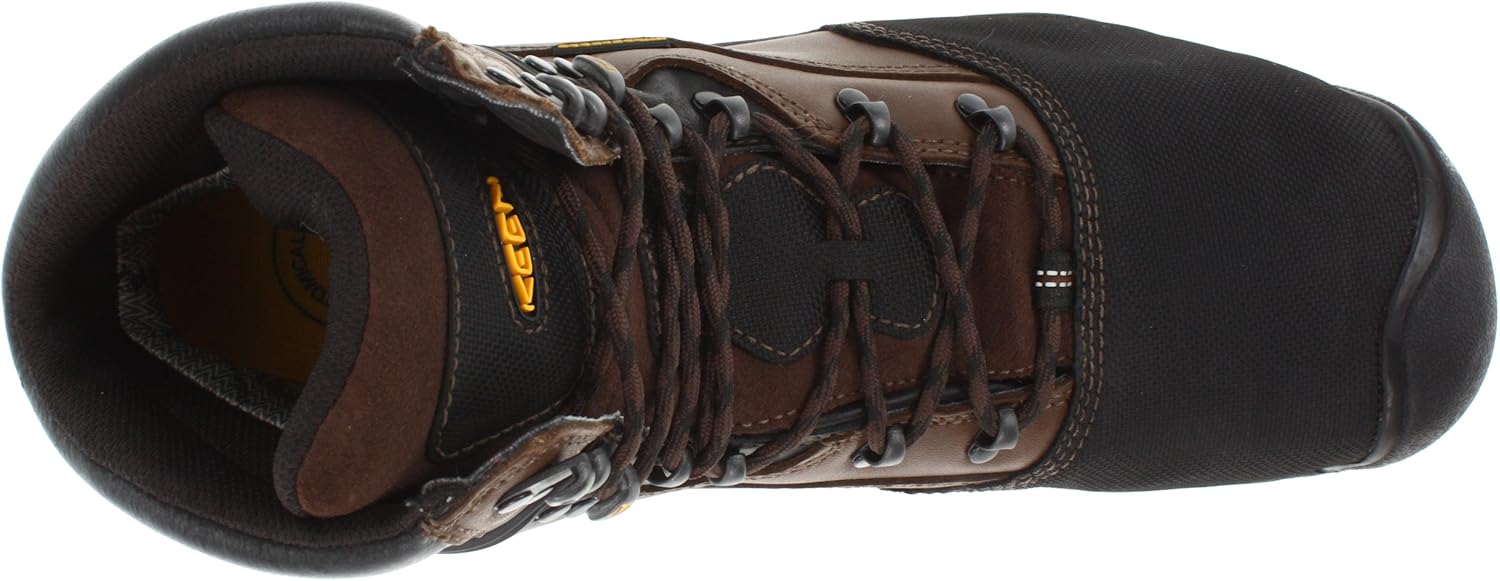 Keen Utility Louisville6 Int Met Cuero Impermeable Punta de Acero para Hombre