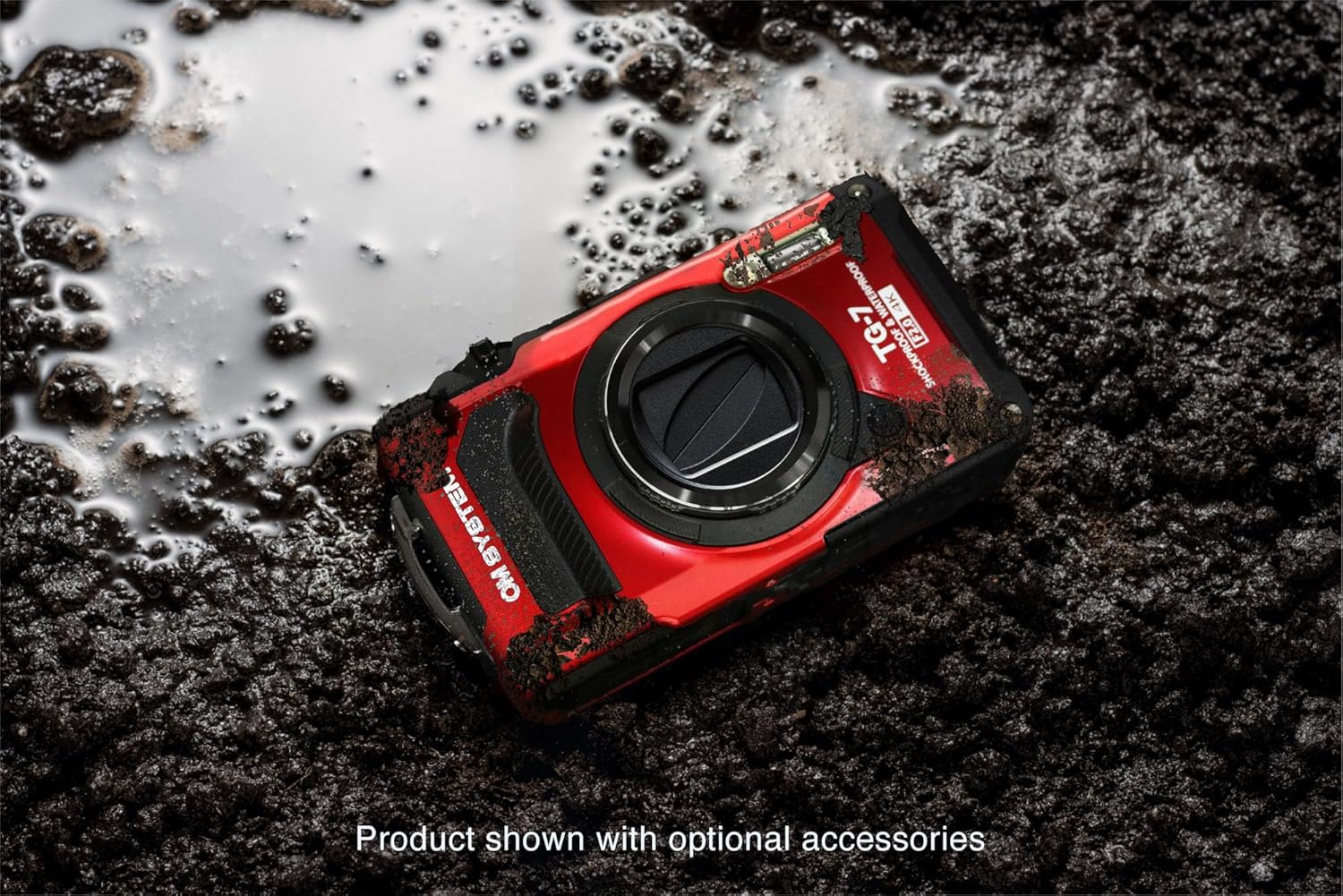 OM SYSTEM Tough TG-7 Cámara digital – Rojo