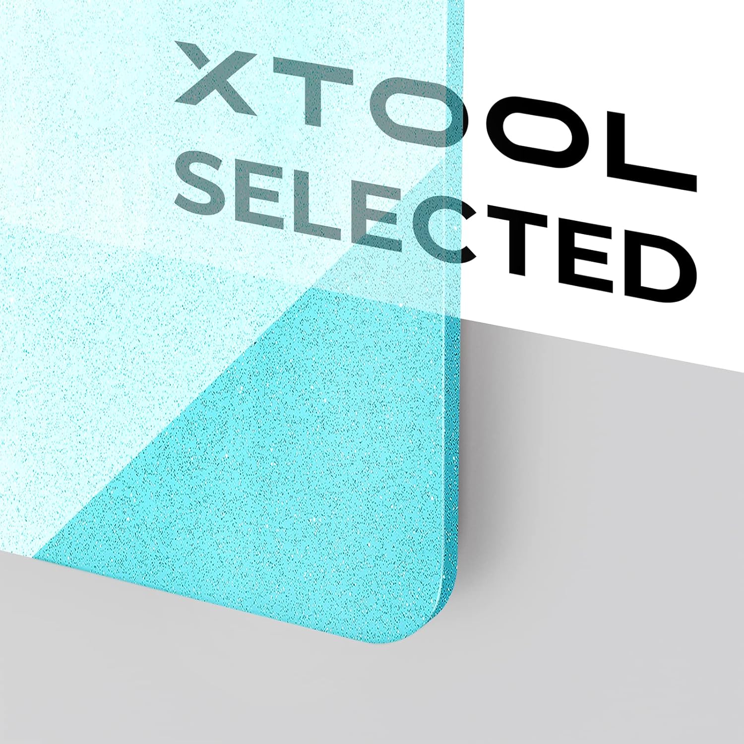 xTool Selected Hojas acrílicas brillantes translúcidas con purpurina azul, hoja de plástico translúcido con purpurina de 18 pulgadas de grosor, 2