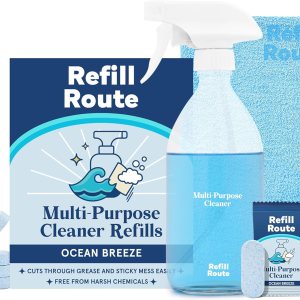 Recambios de limpiador multiusos, tableta limpiadora de múltiples superficies con botella de spray de limpieza, spray de limpieza multiusos que hace Recambios de limpiador multiusos, tableta limpiadora de múltiples superficies con botella de spray de limpieza, spray de limpieza multiusos que hace