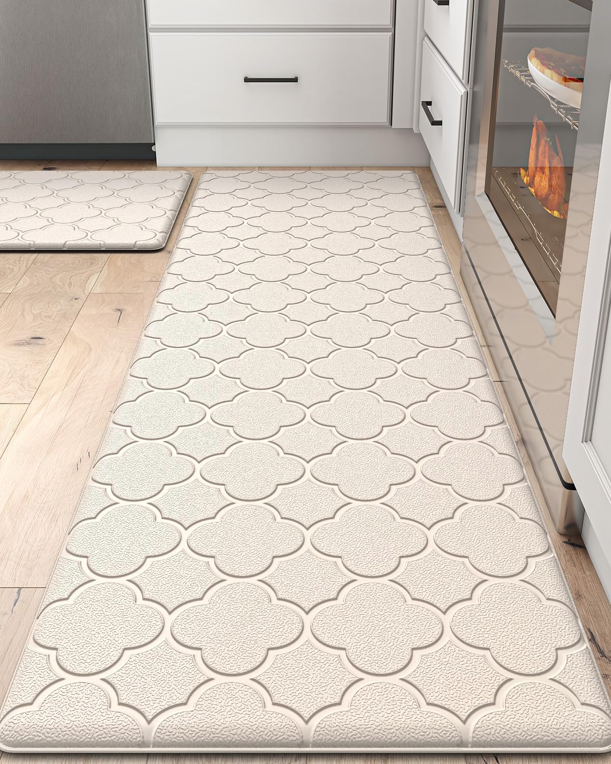 DEXI Alfombras de cocina antifatiga para el suelo, alfombra de corredor acolchada antideslizante y cómoda alfombra de espuma para oficina,