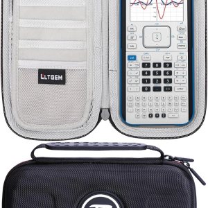 LTGEM Estuche rígido de EVA para calculadora gráfica Texas Instruments TI-Nspire CX y TI-Nspire CX II color negro LTGEM Estuche rígido de EVA para calculadora gráfica Texas Instruments TI-Nspire CX y TI-Nspire CX II color negro