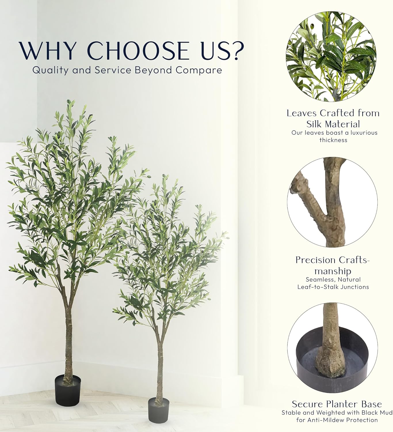 YATSKIA Árbol de olivo sintético de 5 pies  olivos artificiales para interiores, planta sintética, árboles de imitación para interiores, árbol falso