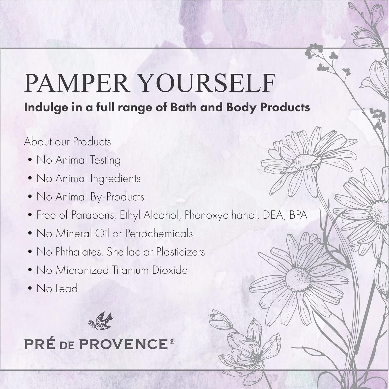 Pre de Provence Provincial Collection – Loción corporal con infusión de aceite de lavanda, lujosa y calmante, 10.1 onzas líquidas