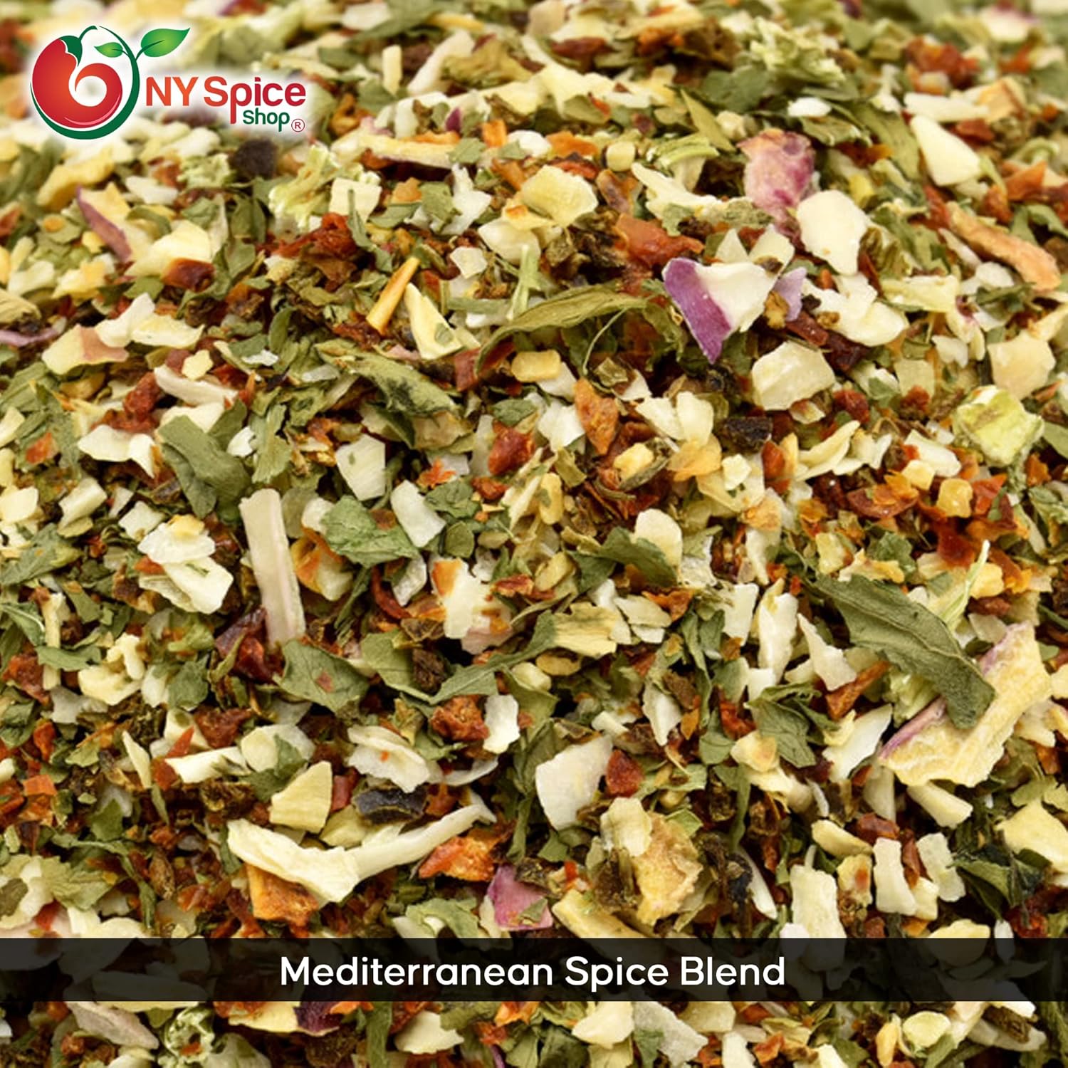 NY Spice Shop Mezcla de especias mediterráneas  4 onzas de condimento griego multiusos para carne, especias y frotar  Lo mejor para mariscos, pollo,