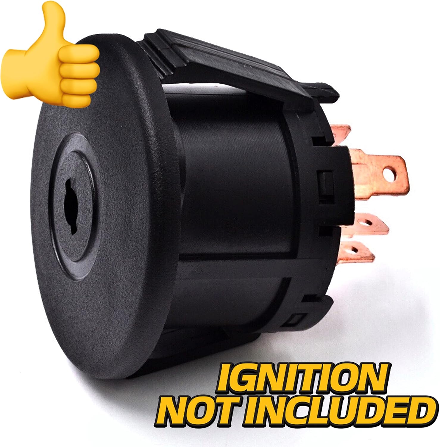 HD Switch Paquete de 2 llaves protectoras AUC18524 para paraguas John Deere Ztrak Series Starter Ignition Switch Z315 Z315E Z320 Z320M Z320R Z325
