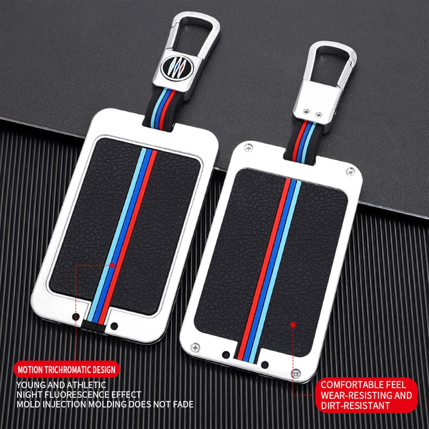 MANG JIANG Funda para llave de coche para BMW 1 3 5 7 Series X1 X3 X5 X6 X7 F30 G20 F34 F31 G30 G01 F15 G05 I3 M4