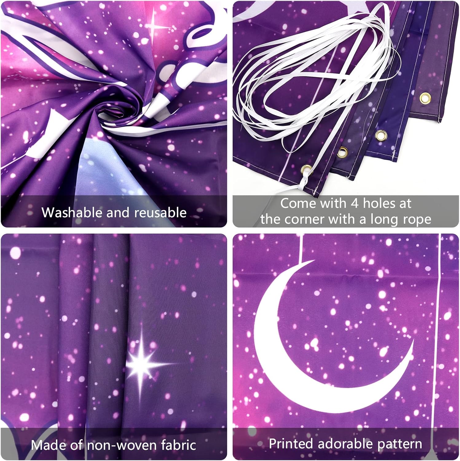 Suministros de fiesta de galaxia, incluye telón de fondo de cumpleaños de galaxia espacial, platos, servilletas, vasos, mantel, globos, globos de