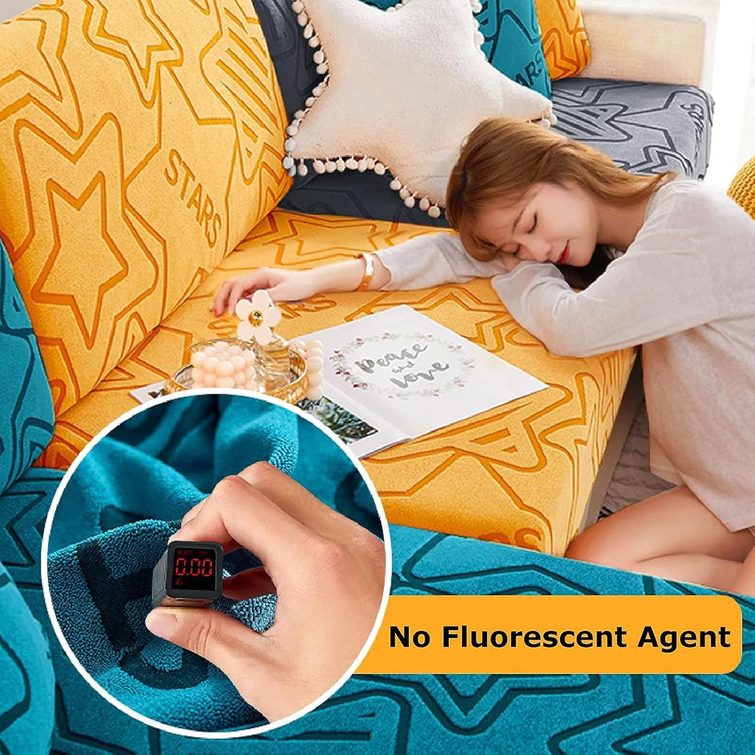 KNVSS Forros para Muebles – Fundas de sofá para sofá seccional, protector universal resistente al desgaste, funda de sofá antideslizante con todo
