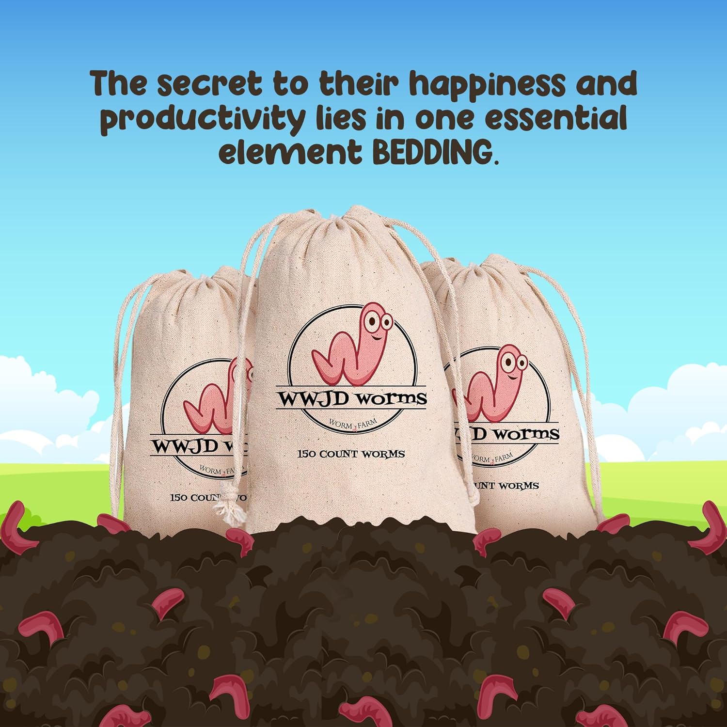 Red Wigglers – Gusanos de compostaje – 34 libras (750 unidades) gusanos rojos para contenedor de compostaje, gusanos vivos para jardinería, gusanos