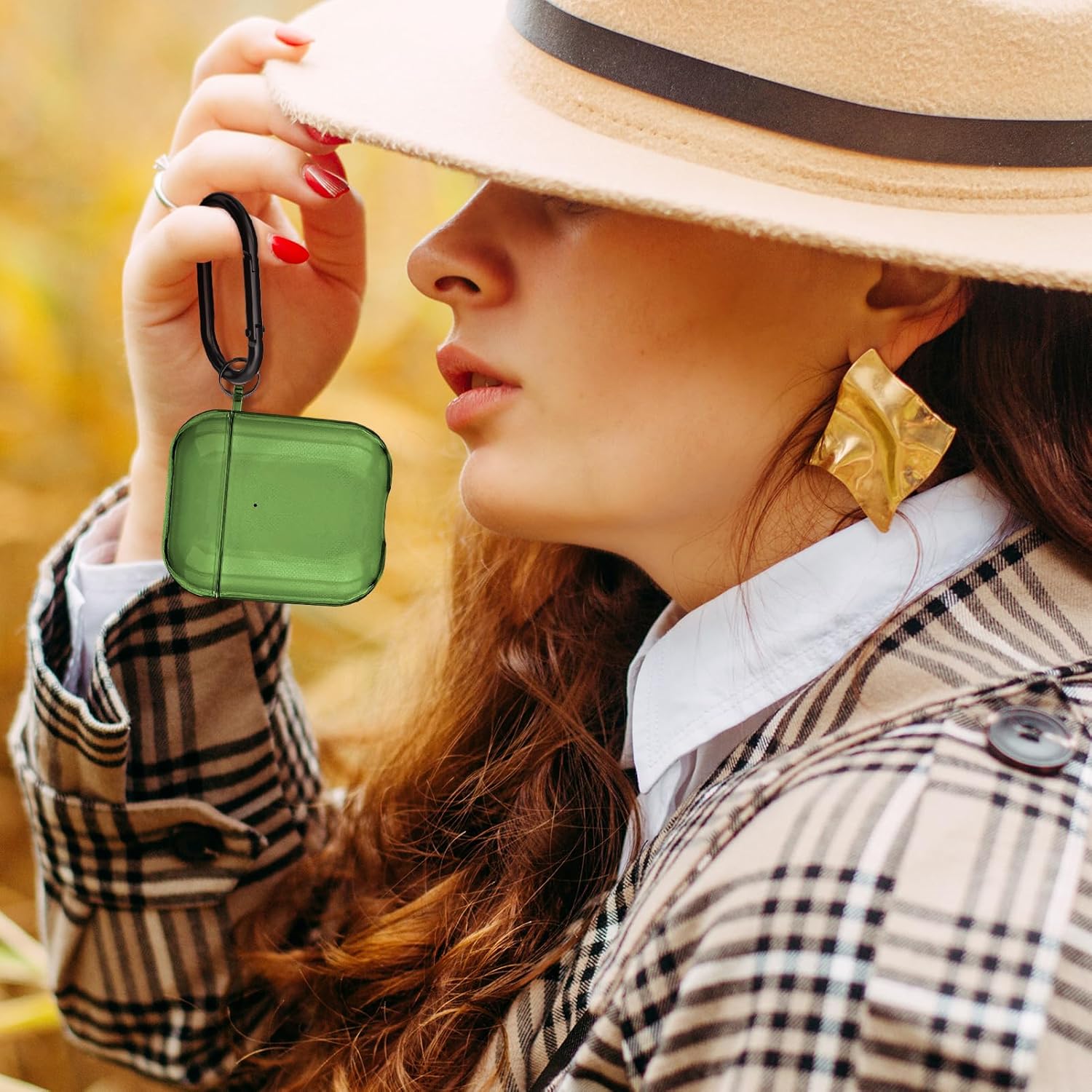 Funda para AirPods de 2 generación y 1 generación con kit de limpieza, correa antipérdida, cordón deportivo y cubierta de ganchos para las orejas (2