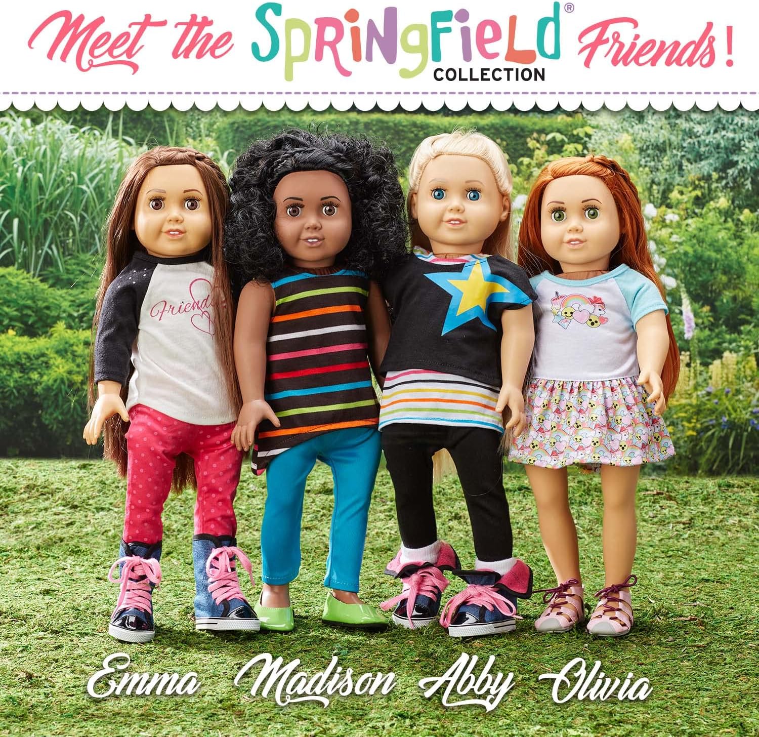 Springfield – Muñeca Olivia de 18 pulgadas con kit de atuendo deportivo