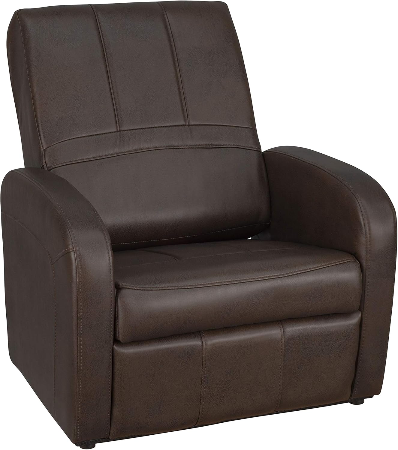 RecPro Charles RV – Silla otomana para juegos  Almacenamiento integrado  Muebles RV  Ideal para adolescentes  Castaño