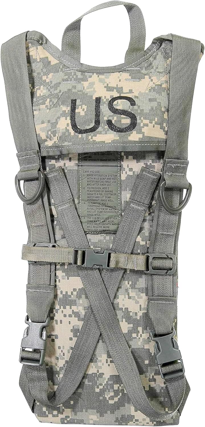 Portador de hidratación Molle para vehículos militares (100 onzas) con vejiga de 3 l100 oz.