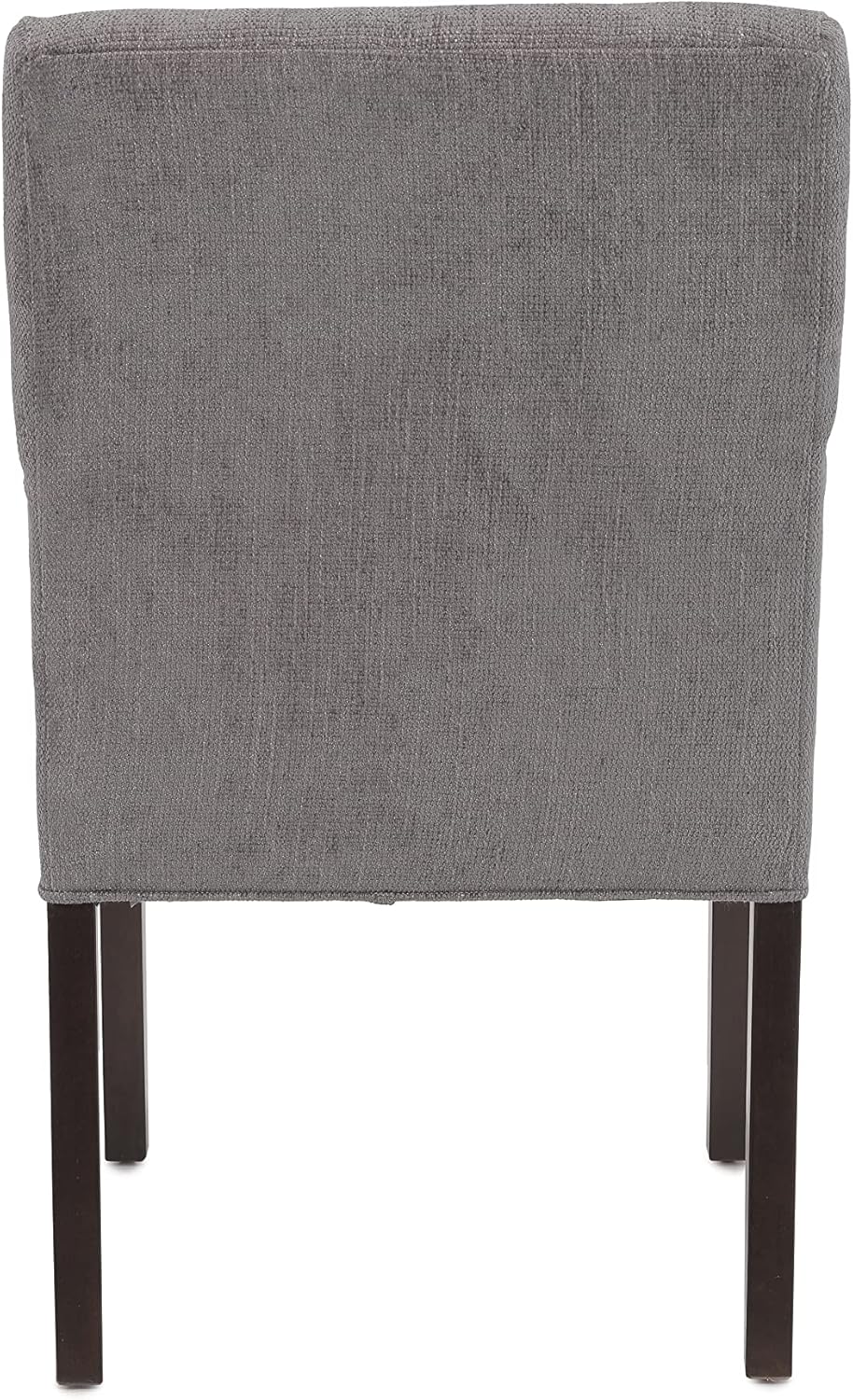 Marie Collection – Juego de 2 sillas de comedor tapizadas modernas, muebles de cocina de lujo con elegante acento de cabeza de clavo, 27.5 pulgadas