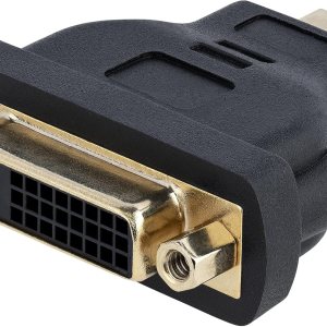 StarTech.com HDMI macho a DVI hembra – Adaptador HDMI a DVI-D – bidireccional – DVI a HDMI (HDMIDVIMF), negro StarTech.com HDMI macho a DVI hembra – Adaptador HDMI a DVI-D – bidireccional – DVI a HDMI (HDMIDVIMF), negro