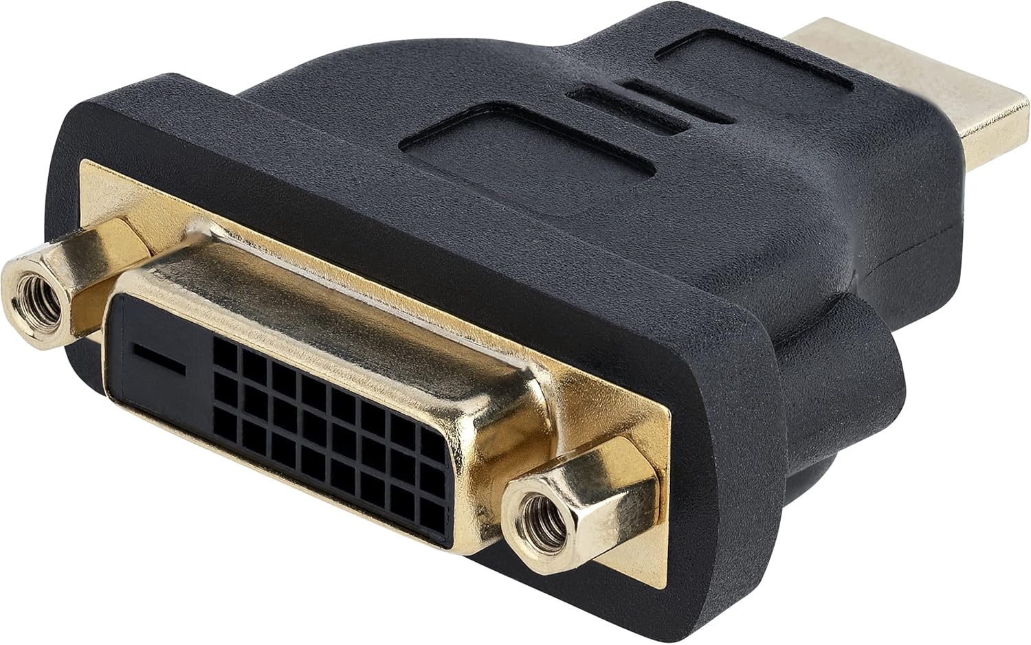 StarTech.com HDMI macho a DVI hembra – Adaptador HDMI a DVI-D – bidireccional – DVI a HDMI (HDMIDVIMF), negro