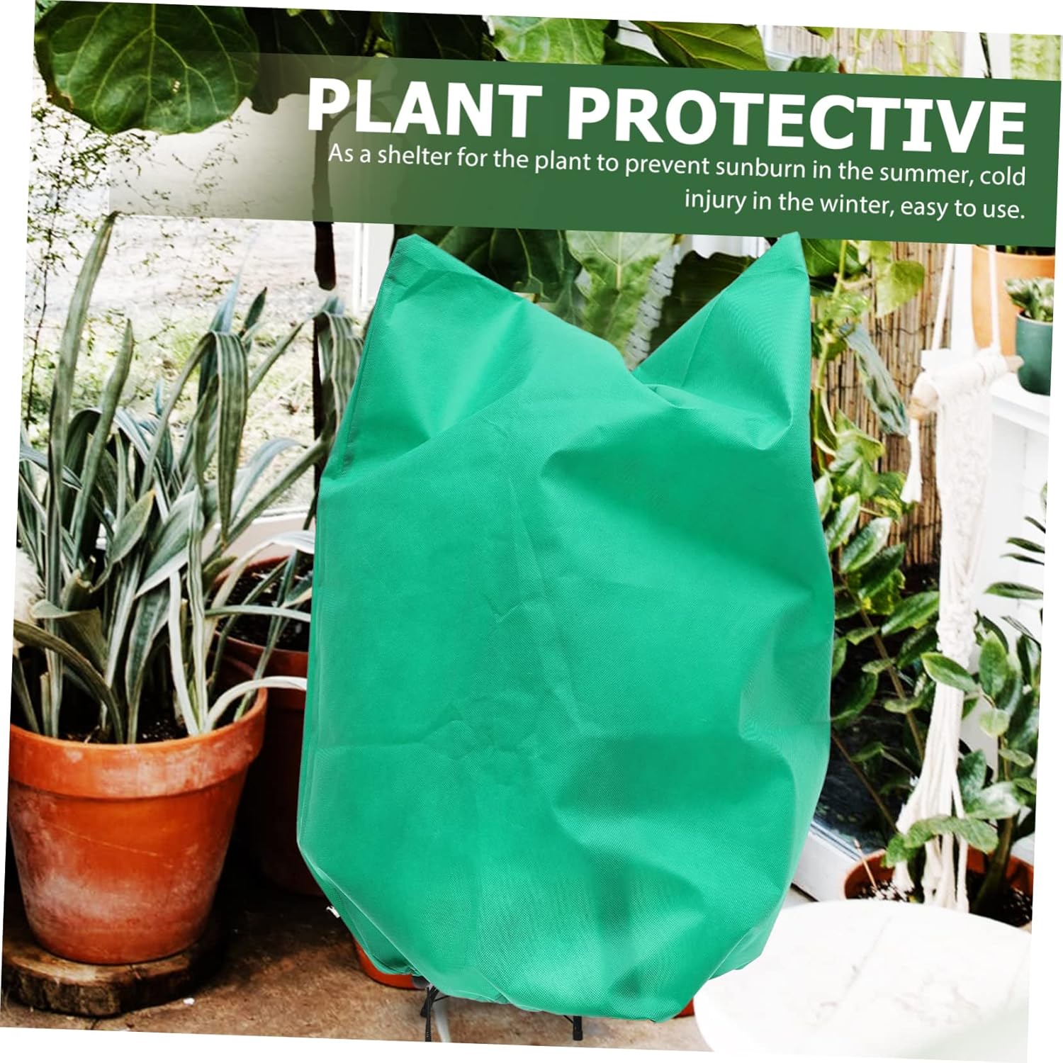 Yardwe Cubierta de árbol para plantas de invierno, cubierta de escarcha, tela para árboles, protector de plantas de invierno, fito, congelación,