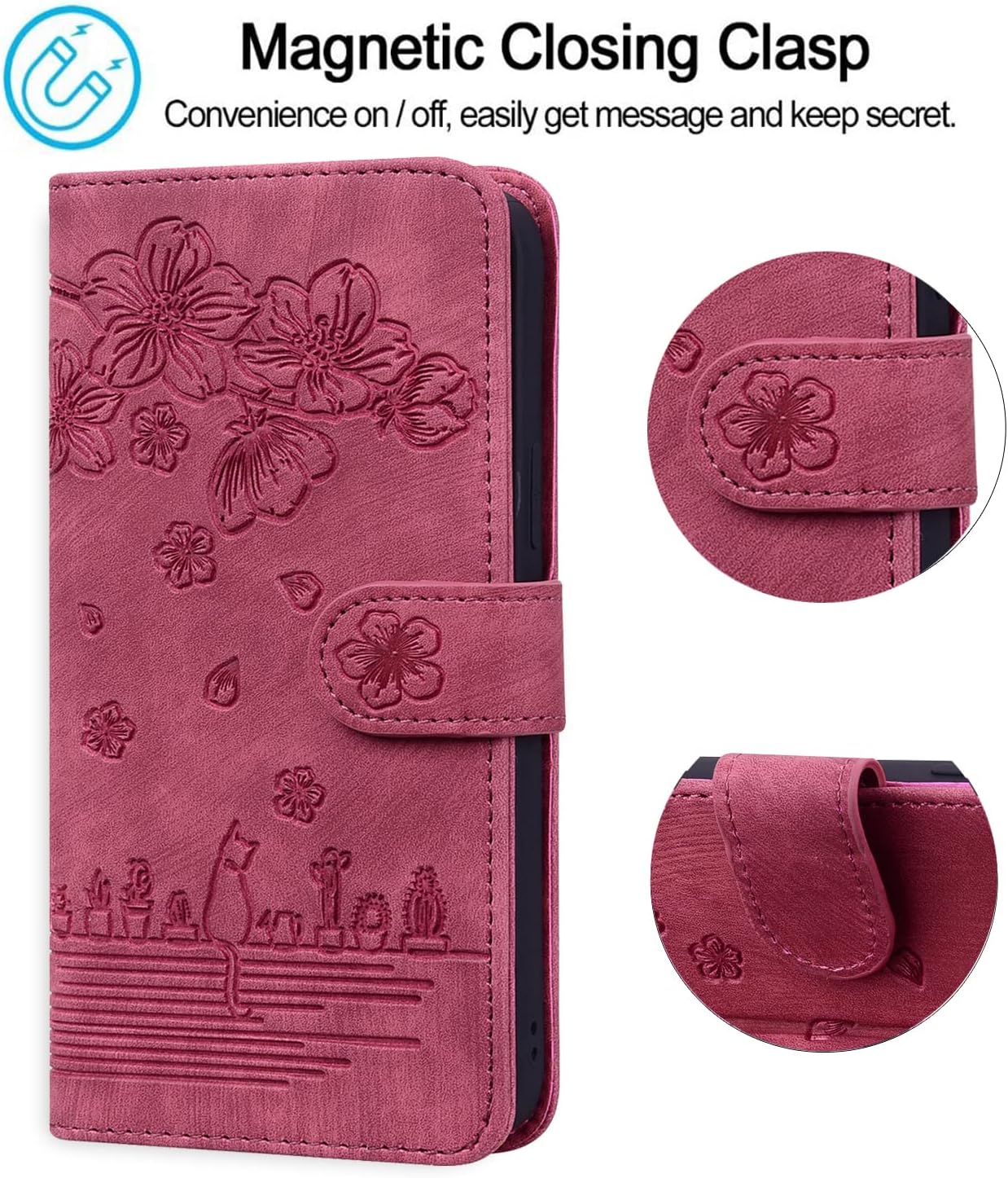 Funda con tapa para Samsung Galaxy S22 Ultra 5G, piel sintética de alta calidad, cierre magnético con cuerpo completo, a prueba de golpes, funda