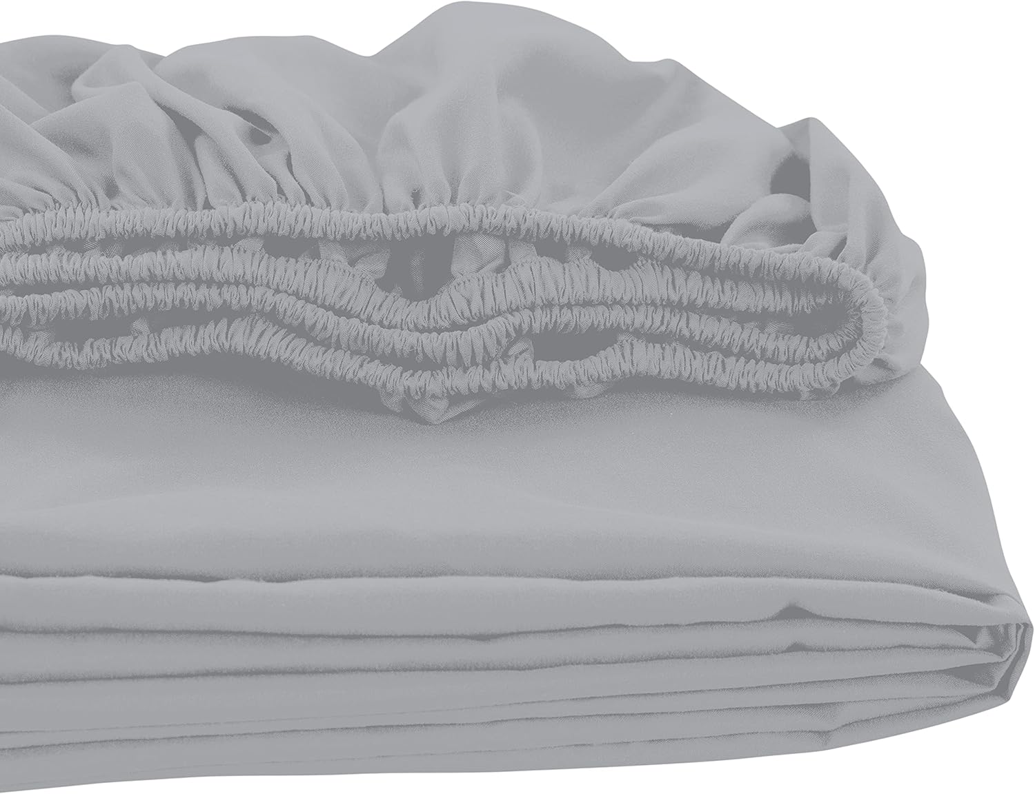 Royale Linens – Sábana bajera tamaño Queen, calidad de hotel cepillada 1800, ultrasuave, resistente a arrugas y decoloración, bolsillo profundo de