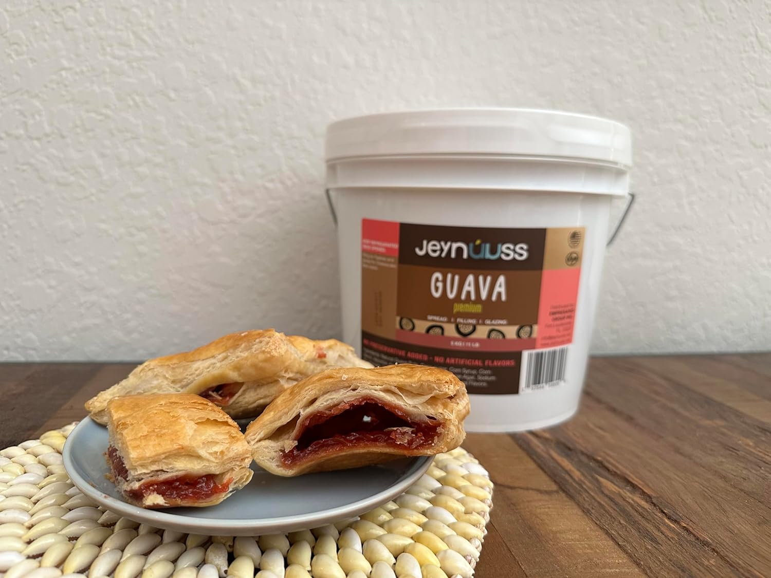 Jeynuuss – Relleno de pastel de guayaba y pastelería, relleno de pastel, pasta de guayaba, gelatina de guayaba, pasta de guayaba para hornear,