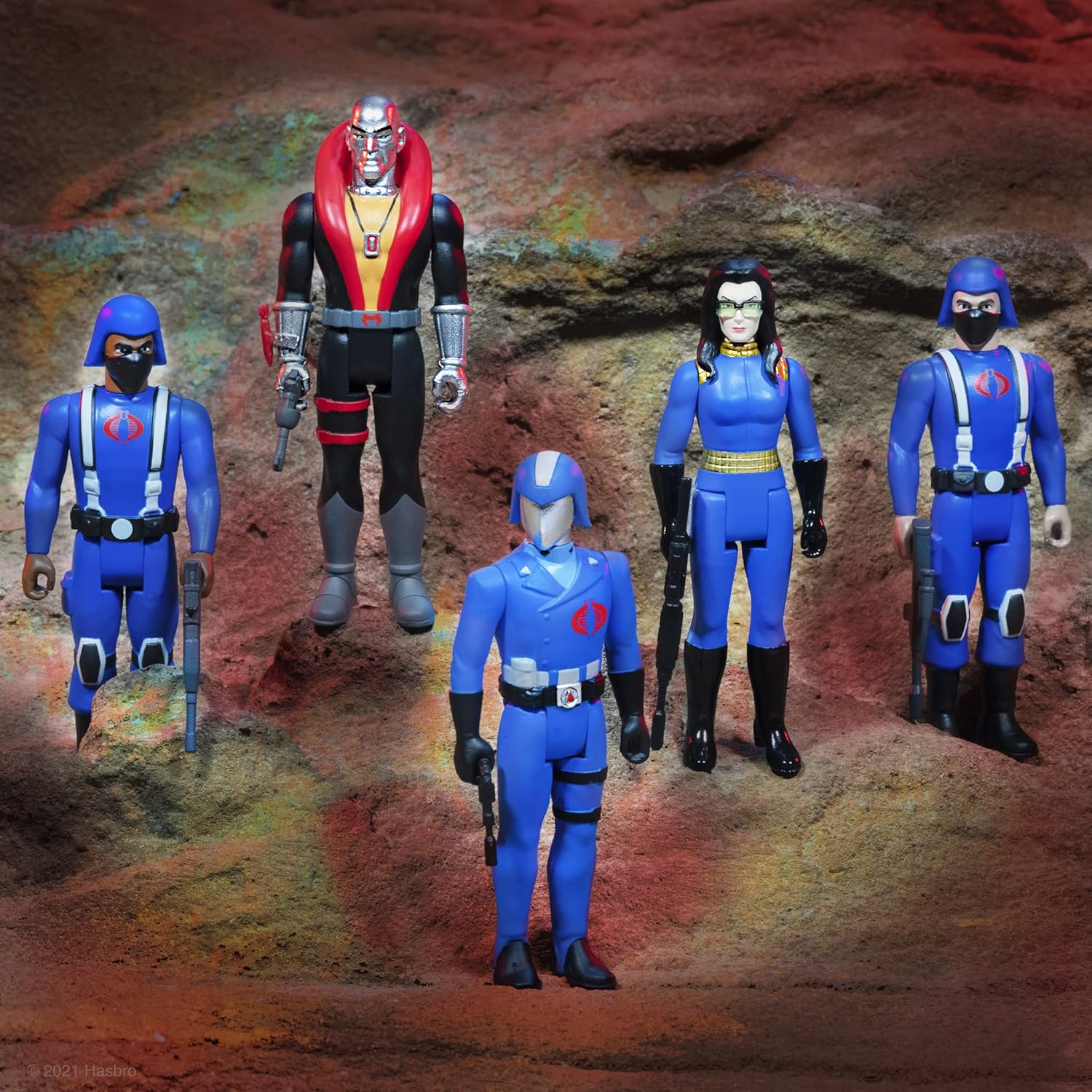 Super7 G.I. Joe Destro 3.75 en Figura de reacción