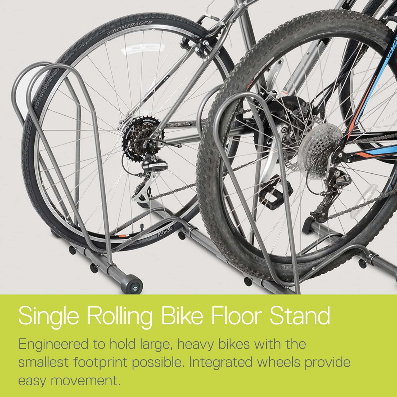 Delta Cycle – Soporte para bicicleta individual, sin herramientas, ajustable, para montaña, neumático grueso, bicicletas de carretera, soporte de