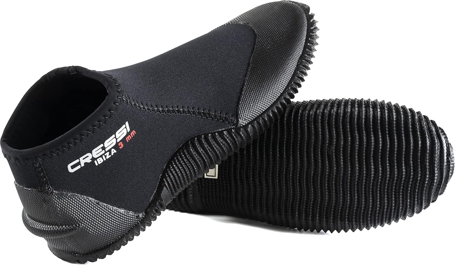 Cressi Botas de buceo de neopreno para adultos con suela de goma antideslizante para deportes acuáticos  Ibiza 0.118 in