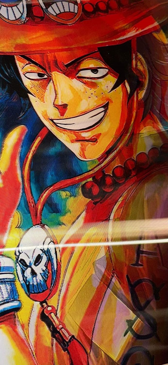 Pósteres de anime 3D Luffy Triple Transición para decoración de pared, juego de 3 imágenes únicas en 1 póster