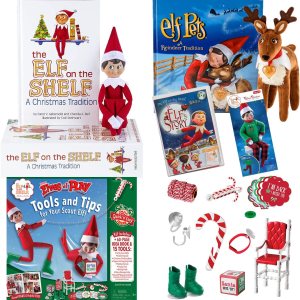 The Elf on the Shelf Juego de iniciación Blue Eye Boy Elf, I’m So Fly PJs, Elf Pet Reindeer, un DVD original de Elf Story y Scout Elves at Play Set The Elf on the Shelf Juego de iniciación Blue Eye Boy Elf, I’m So Fly PJs, Elf Pet Reindeer, un DVD original de Elf Story y Scout Elves at Play Set