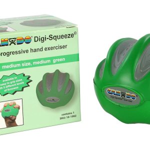 CanDo 10-1995Digi-squeeze Ejercitador para manos, Grande, M, Verde Medio, 1 CanDo 10-1995Digi-squeeze Ejercitador para manos, Grande, M, Verde Medio, 1