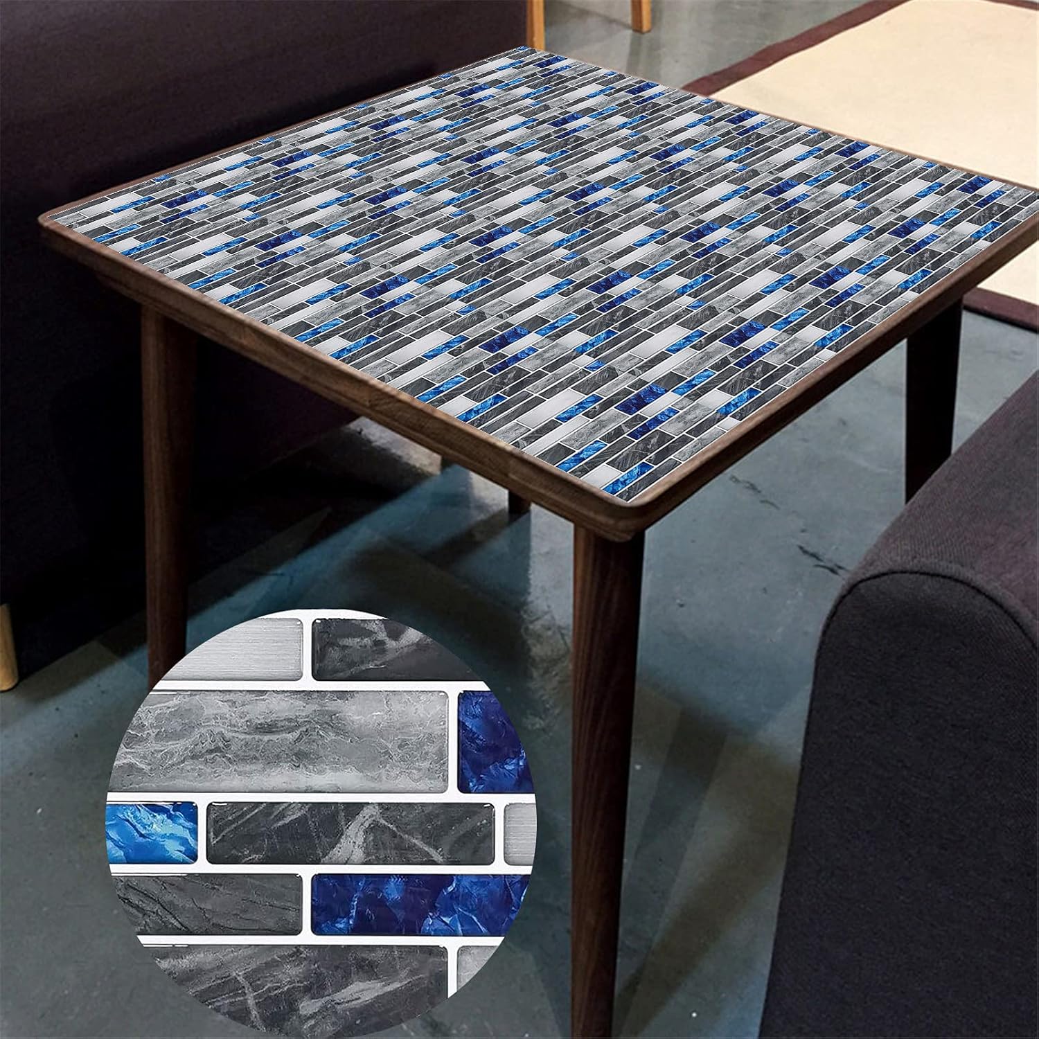 10 calcomanías autoadhesivas 3D para azulejos de pared, adhesivos decorativos para azulejos de cocina, tocadores de baño, decoración de chimenea,