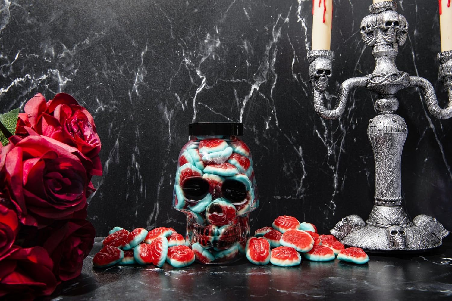Tarro de dulces de Halloween (Gushing Gummy Brains)