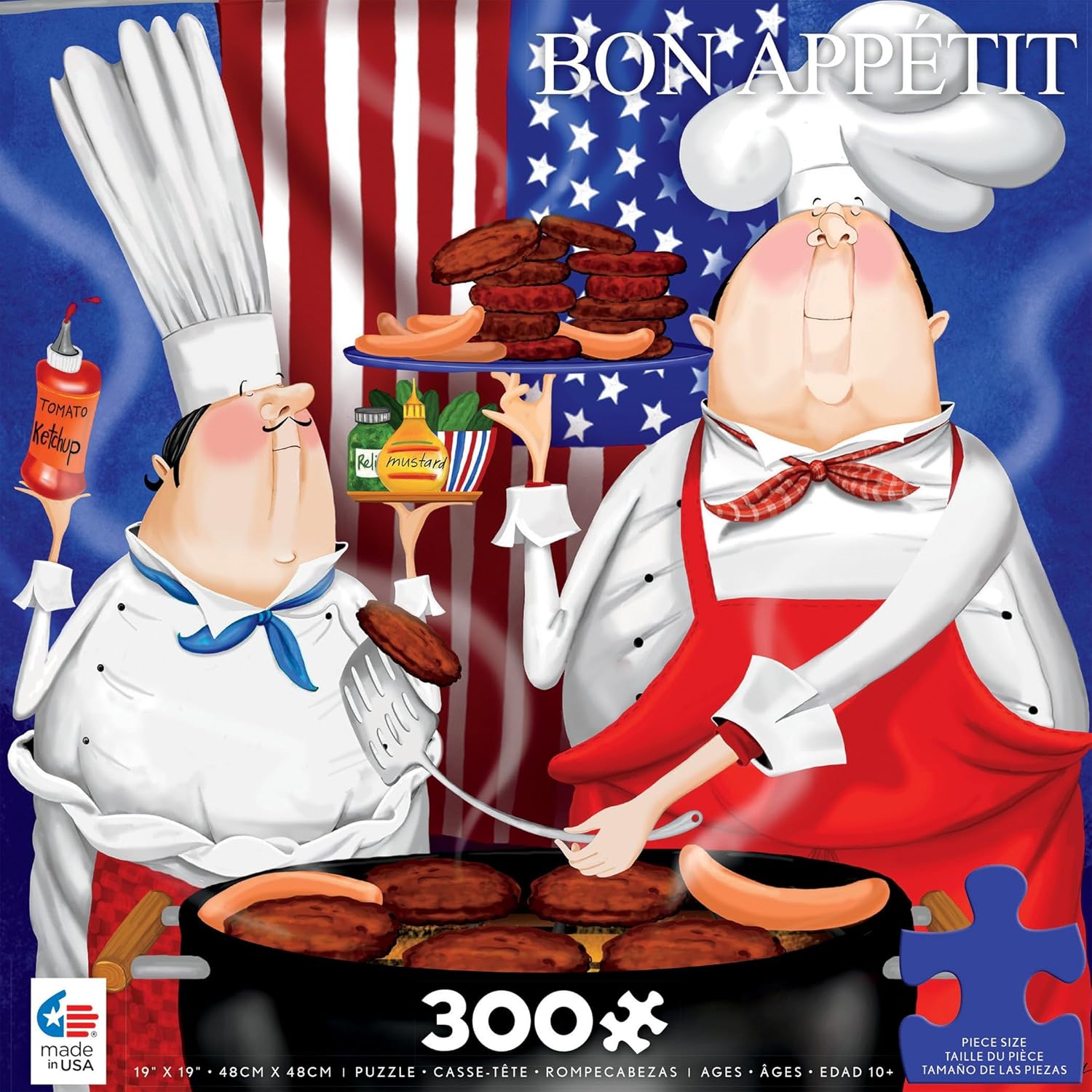 Ceaco – Bon Appetit! – 4 de julio – Rompecabezas de 300 piezas