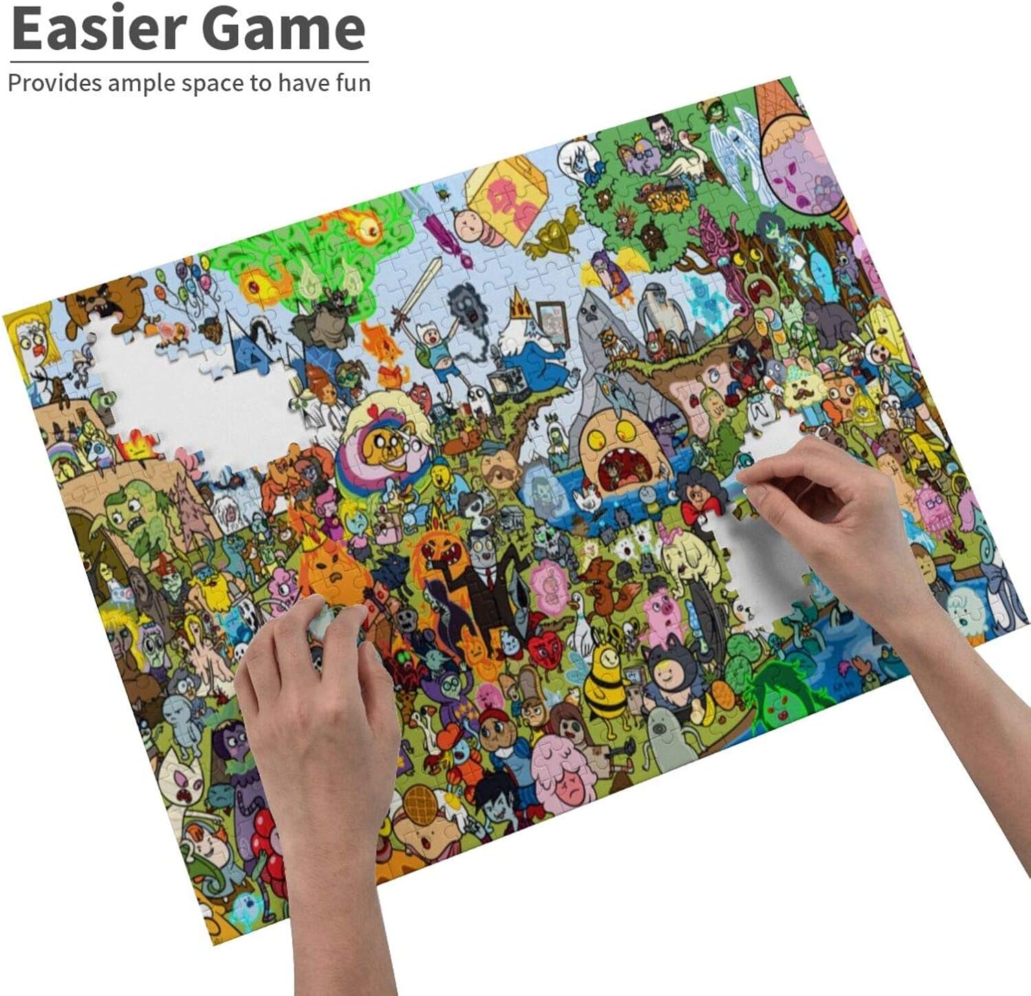 Rompecabezas de madera de anime de 500 piezas para adultos, rompecabezas para adultos y adolescentes, educación temprana, 15 x 20 pulgadas